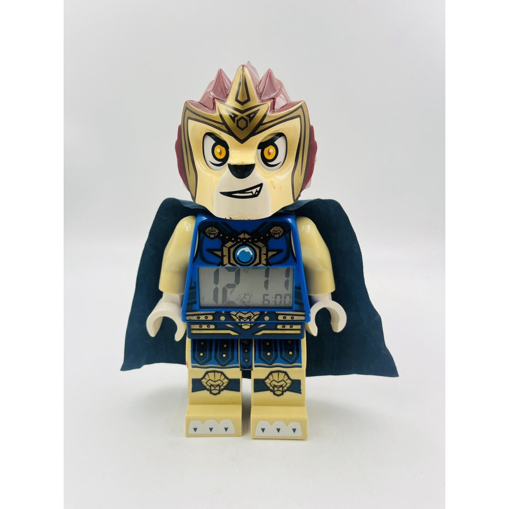 LEGO Kids Legends of CHIMA Laval Light Up Digital Alarm Clock TESTED